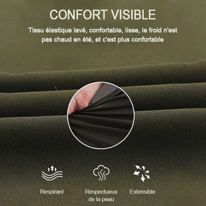 đ„50% de rĂ©ductionđ„Haute Ă©lasticitĂ© - Pantalon dĂ©contractĂ© Ă jambe droite et taille haute