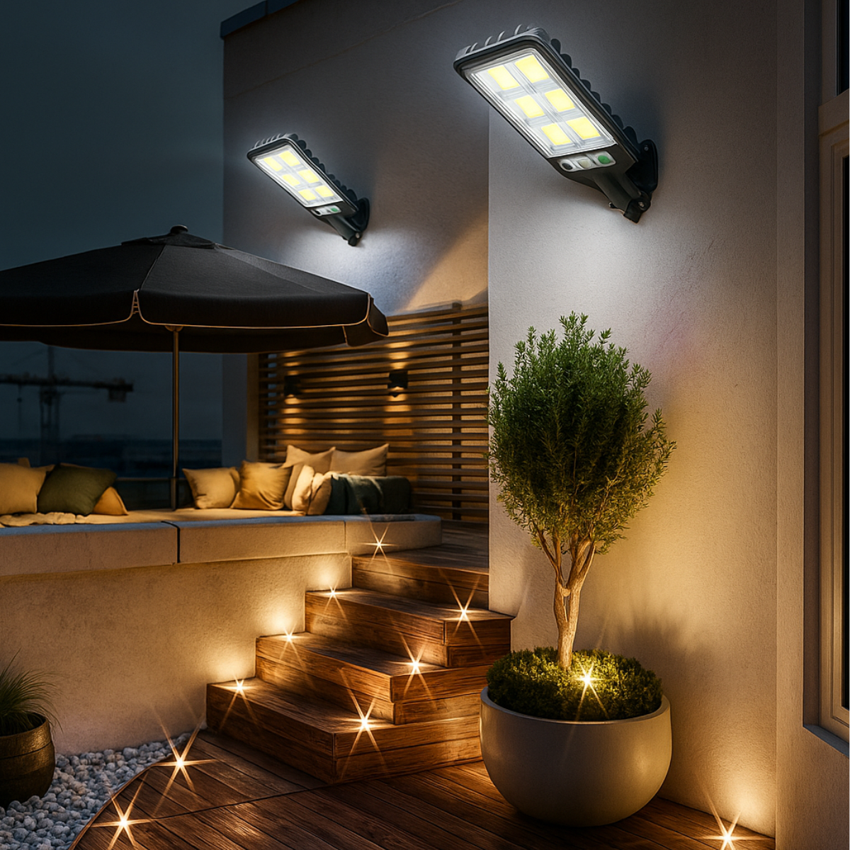 Lampe Solaire LED PowerLight™ – Éclairage Puissant et Économique
