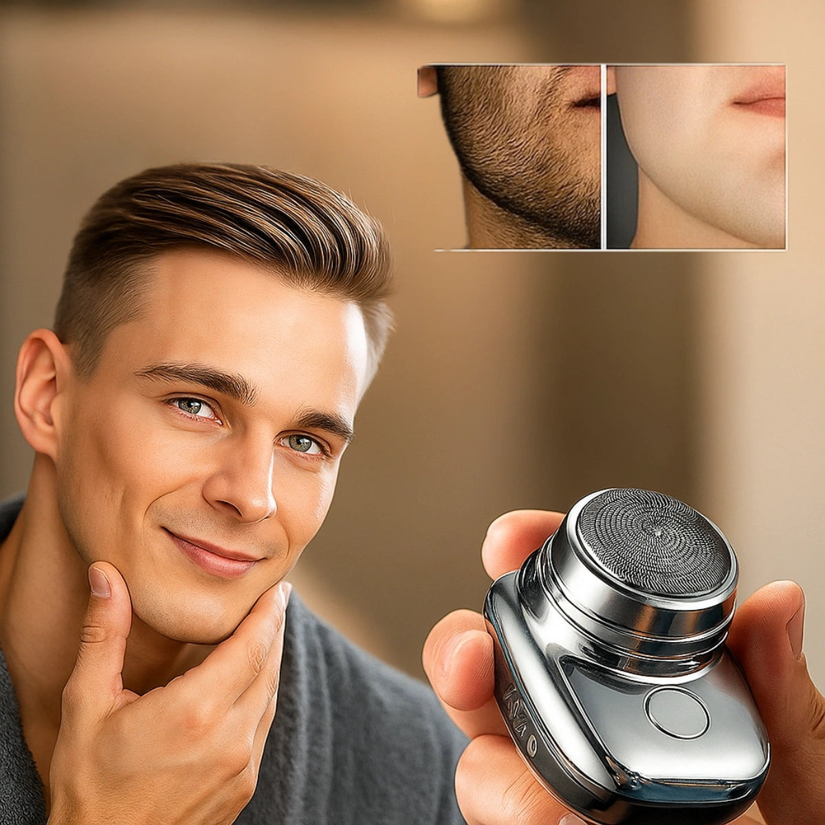 OmniTrim™ Mini Shaver — Rasoir Électrique de Poche, Portable et Rechargeable - [ACHETEZ-EN 1, RECEVEZ 2! GRATUITS]