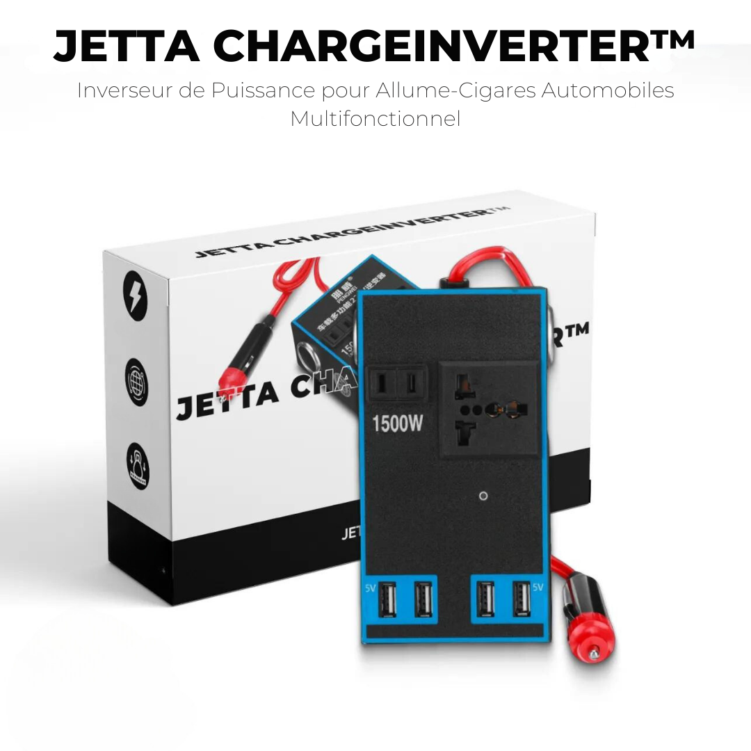 Onduleur pour allume-cigare automobile polyvalent - Jetta ChargeInverter™ (PROMOTION LIMITÉE)