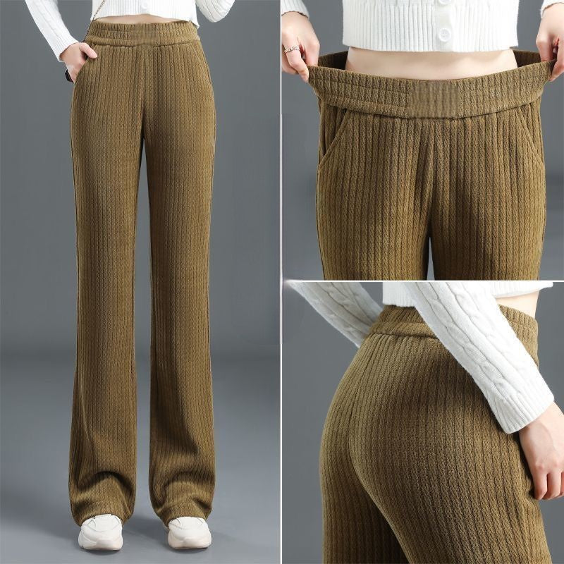 Pantalon élégant et polyvalent, amincissant et confortable pour toutes les saisons.